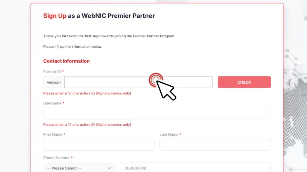 How to Sign Up as Reseller 1