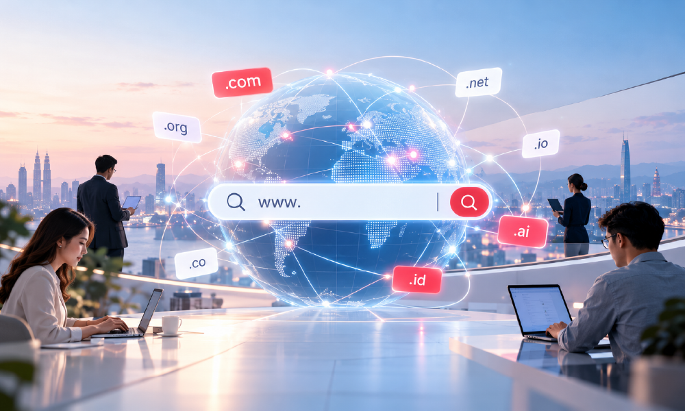 Businesses exploring .ai.id domain registration for their AI products and services.