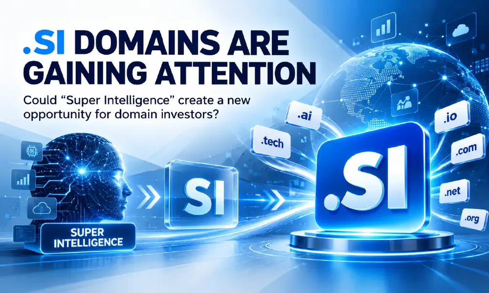 .SI domains gaining attention as Super Intelligence creates an emerging opportunity for domain investors.